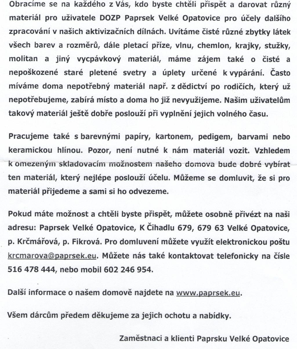 Výzva Paprsek Jubilanti Životní jubilea v měsících září až prosinec 2013 oslaví: Bohumil Tihon Josef