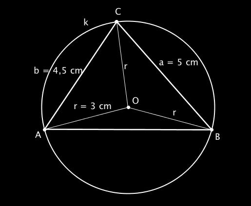 Příklad 2 zadání a rozbor a = 5 cm, b = 4,5