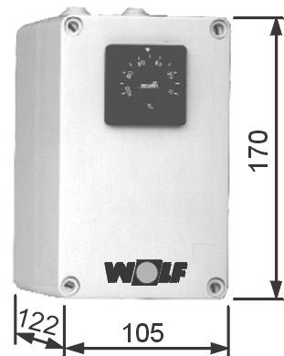 servomotor otevřeno/ zavřeno L1 N PE 2 3 1 8 9 4 3 11 M 1 F1 3,15A změna funkce záměnou kontaktů 2 a 3 relé A1 pro automat. ovládání 10 K1 2 J AL UL protimrazový termostat přepínač venk. a cirkulač.