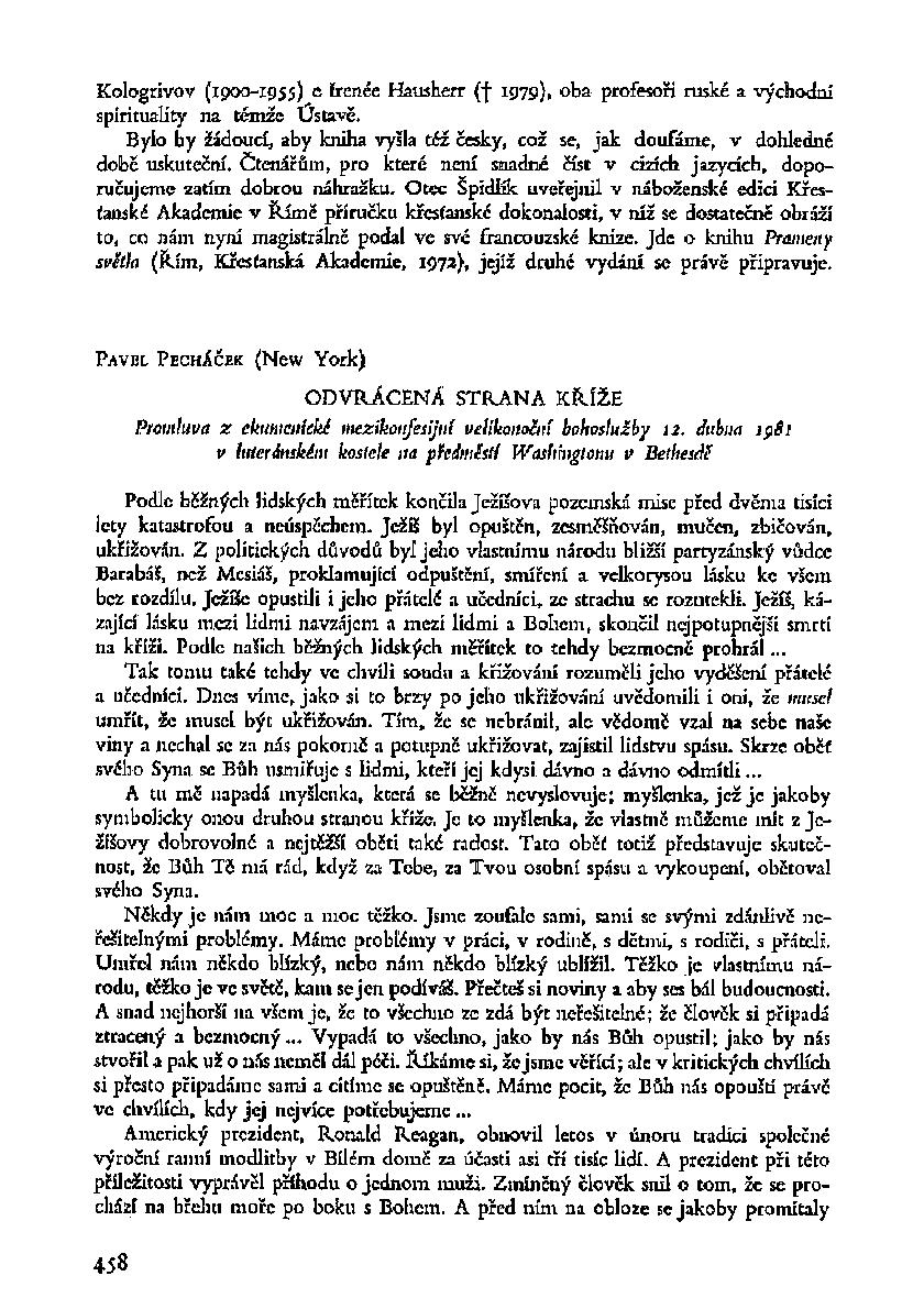 Kologrivov (1900-1955) e Irenée Hausherr (j* 1979}, oba profesoři ruské a východní spirituality na temže Ústavě.