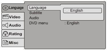 est en mode stop. PROCÉDURE GÉNÉRALE DE CONFIGURATION Appuyez sur la touche SETUP (Configurer) de la télécommande.