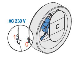 Tím zajistíte, aby nebyly poškozeny lopatky ventilátoru. Hlasité zaklapnutí potvrdí, že je jednotka ventilátoru správně nasazena.