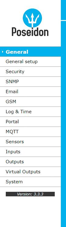systému konfigurace služeb IoT protokolu MQTT ovládání vstupů a parametrů alarmů ovládání výstupů a nastavení parametrů možnost ovládat výstupy přes
