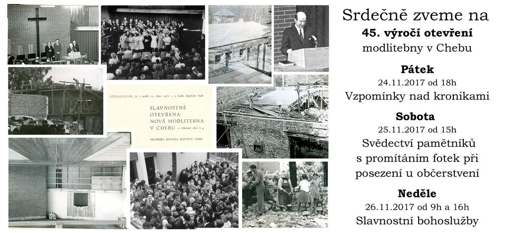 Náš sbor na internetu Sborové web. stránky: Záznamy bohoslužeb: http://cheb.baptistcz.org https://www.youtube.