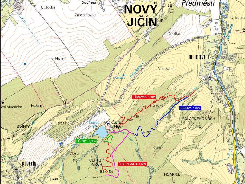 Vybudování sítě přírodních cyklostezek Čertovy stezky a zřízení single trail centra Čerťák 1.