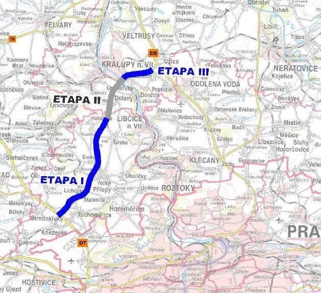 Propojka D7-D8: přeložka II/240 Uzavřeno memorandum o spolupráci v roce