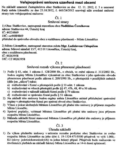 Strana 63 Věstník právních předpisů Ústeckého kraje Částka 2/2013 10/VS/2013 Veřejnoprávní smlouva