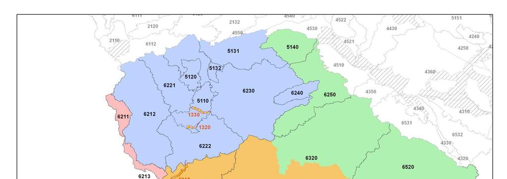 rajonů v dílčím povodí ostatních přítoků Dunaje V dílčím povodí ostatních přítoků Dunaje jsou vymezeny jen dva hydrogeologické rajony základní vrstvy.