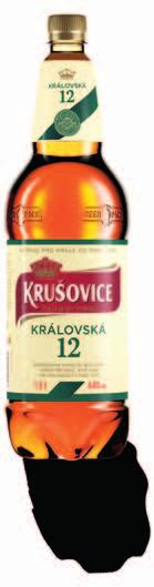 ležák 0,5 l 1 l = 23,80 Kč záloha na láhev 3 Kč