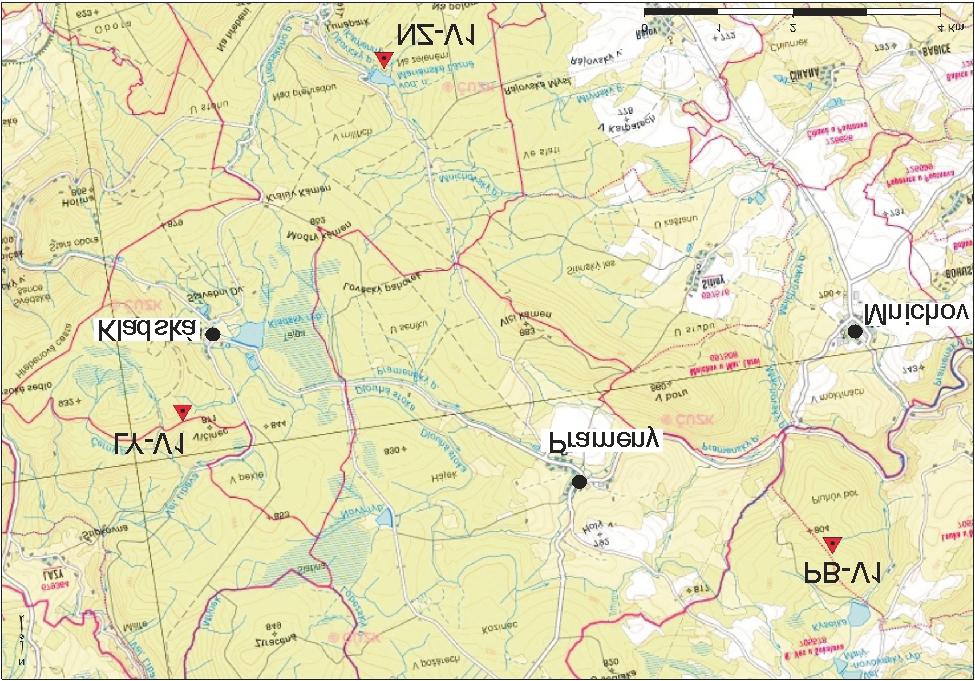 104 Èeská geologická slu ba, Praha Czech Geological Survey, Prague 2015 Tabulka 1. Zjednodu ený vrtný profil vrtu PB-V1 v povodí Pluhùv bor / Table 1.