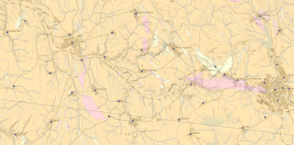 Mapa radonového rizika: V areálu nebudou instalovány žádné zdroje radioaktivního, rentgenového nebo vysokofrekvenčního záření. Zdrojem elektromagnetického záření jsou všechny elektrospotřebiče.