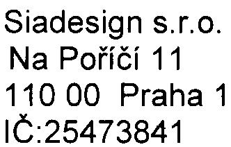 øany Oznamovatel Siadesign s.r.o. Na Poøíèí 11 11000 Praha 1 IÈ:25473841 Prùbìh zjiš ovacího øízení: Pøi zjiš ovacím øízení se zjiš uje, zda a v jakém rozsahu mùže zámìr vážnì ovlivnit životní prostøedí a veøejné zdraví.