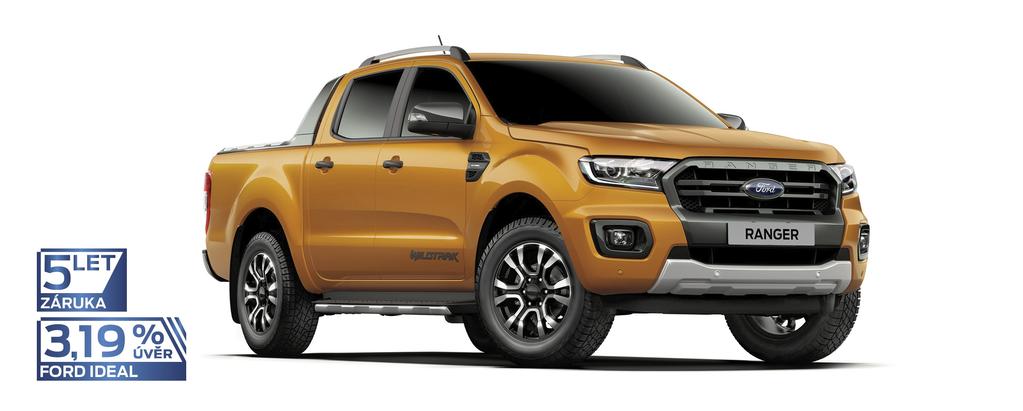 NOVÝ FORD RANGER I CENÍK Mimořádná nabídka* Např. za 1 1 Kč měsíčně, úrok jen 3,19 % Již za 647 9 Kč bez DPH / 783 959 Kč s DPH *Zvýhodněná nabídka platí do 31. 3. 219 nebo do odvolání.