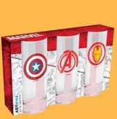 SKLENICE MARVEL SET 3 KS