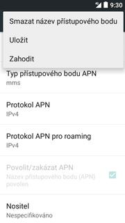 9. Nakonec ťuknete na Uložit. Zap./Vyp.