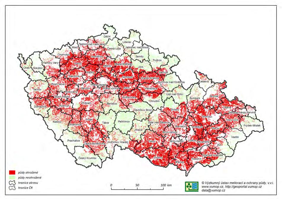 ZEMĚDĚLSKÝ PŮDNÍ FOND 43 Obrázek 17: Ohrožení zemědělským suchem Zdroj: VÚMOP, v.v.i 1.6. Podpora zemědělců při ochraně půdy Protierozní kalkulačka Již od roku 2012 vyvíjí VÚMOP, v.v.i. pro MZe webovou aplikaci pro podporu rozhodování v oblasti protierozní ochrany půdy Protierozní kalkulačku.