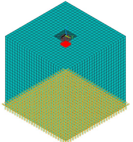 Rozměry této betonové dlaždice jsou 500 x 500 x 48 mm. Horní vrstva podloží je tvořená sprašovými hlínami s konzistencí třídy F4 a její mocnost je cca 5 m.