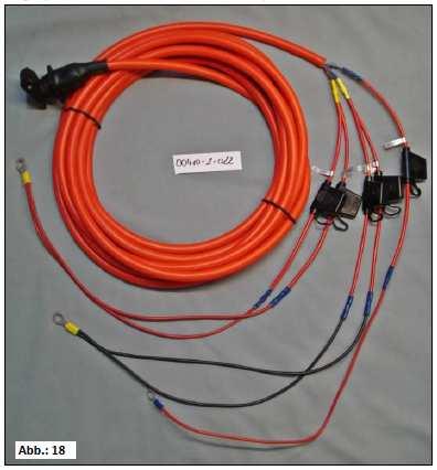 29 5.8 Sada kabelů komplet pro výkonovou zásuvku (Art.Nr.: Nr.:00410 00410-2-023 023) Do-vybavení traktoru Obr.