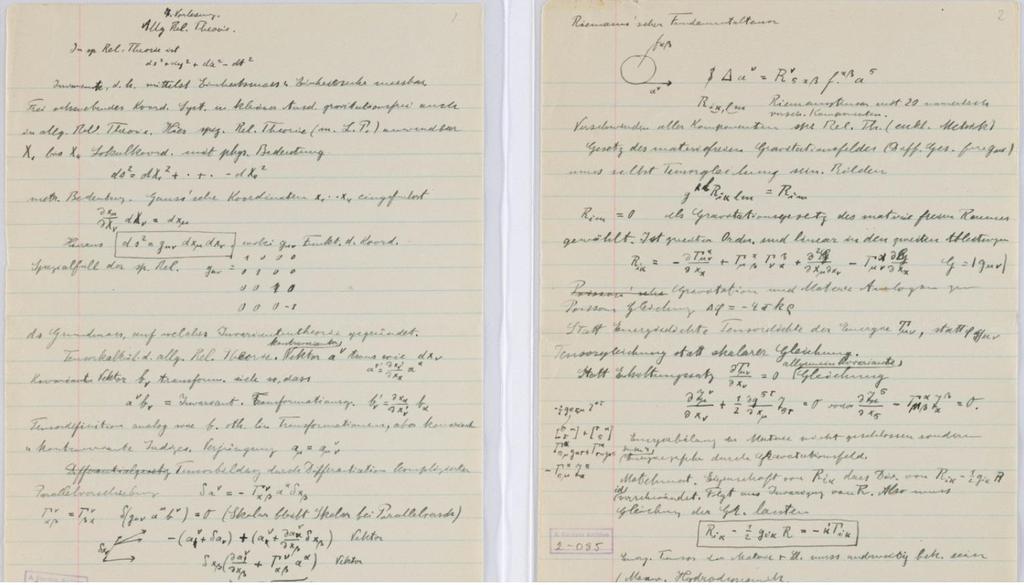 Tabule, tabule, tabule Hrající tabule: Příklad 2 Epizoda 1, přednáška o teorii relativity, Berlin 1922 Rukopis Über die spezielle und allgemeine