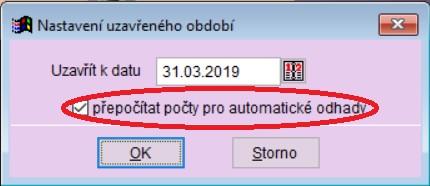 Nyní jsme tuto funkci doplnili o možnost vypočítat tyto referenční počty za zvolené období jako denní průměry zvoleného období.