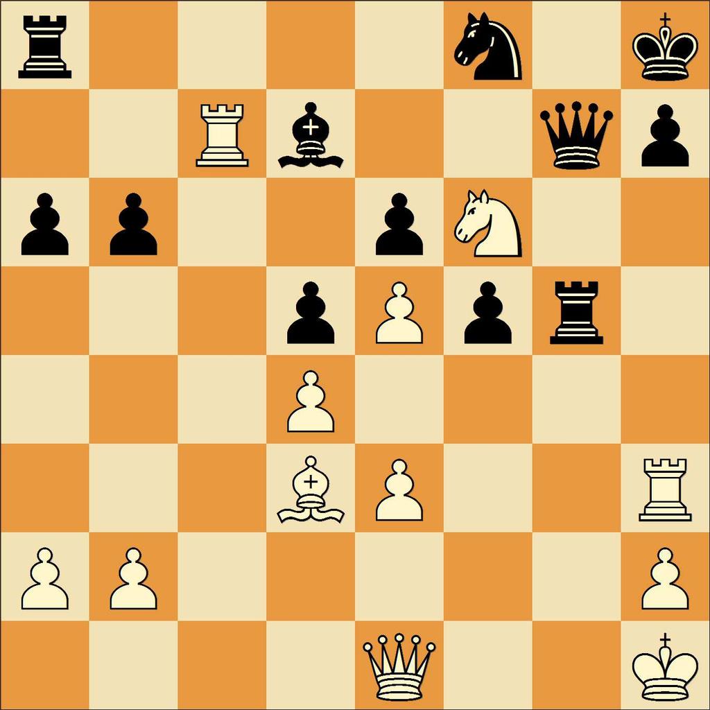 0-0 b7 Kontakt střelce s polem e4 je spolehlivým řešením, jak si získat kontrolu nad centrem šachovnice. 13.e5 ac8 14.f3 e7 15.g4 e4 S oboustrannými šancemi. ] 12.0-0 d7 Diagram 13.e5 cxe5?