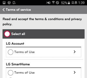 Instalace aplikace LG Smart ThinQ Aplikaci LG