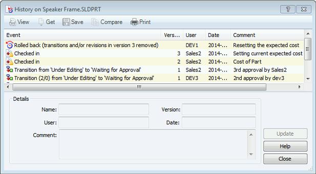 SOLIDWORKS Enterprise PDM 5. Klepněte na Zavřít.