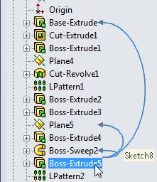 Uživatelské rozhraní Doplňkové moduly třetích stran, ke kterým se v předchozích verzích SOLIDWORKS přistupovalo z hlavní nabídky, jsou nyní také přesunuty do nabídky Nástroje.