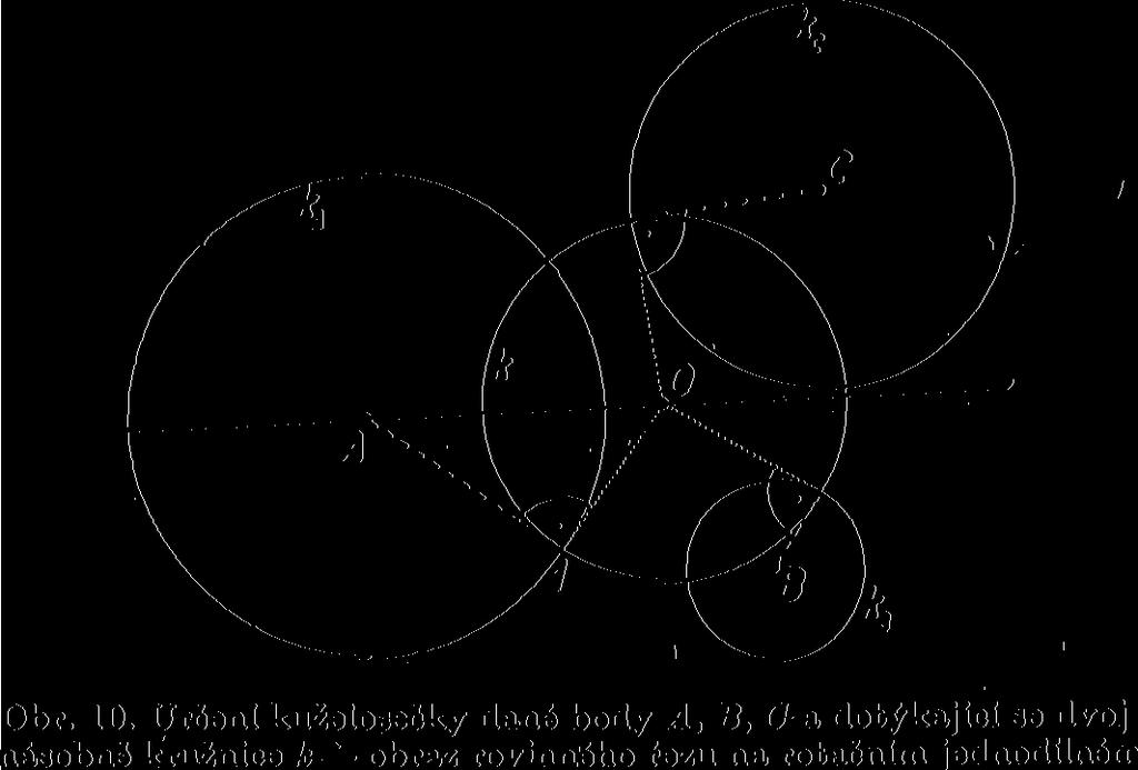 Úloha 18. Sestrojte kuželosečku, je-li dána středem, délkou jedné poloosy a dvěma body. hyperboloidu rovnoosém.