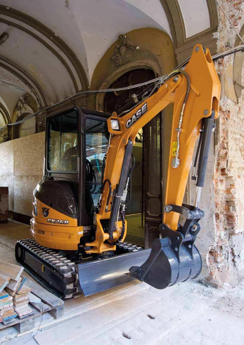 stísněných prostorech, minimální dopad na silniční provoz