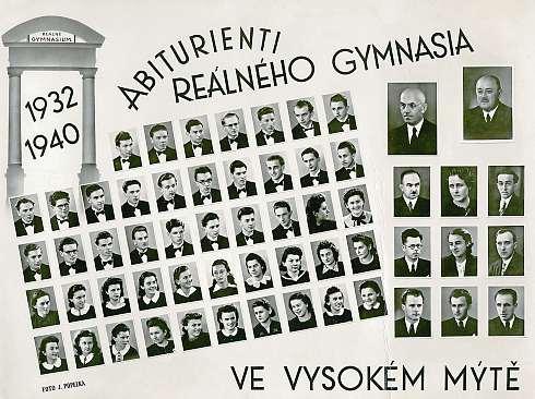 PETR BROULÍK VYSOKÉ MÝTO Devětmladých odbojářů, většinou absolventů vysokomýtského gymnázia, popravili nacisté v roce 1943 za to, že nechávali vydávat letáky apomáhali odbojářům při sabotážích na