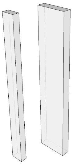 Axonometrické znázornění pilířového