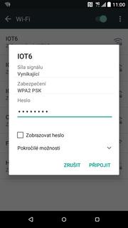 19 z 38 Přihlášení a odhlášení Wi-Fi sítě Nastavení.