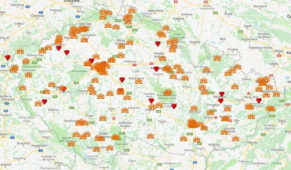 9. Mapové podklady fatálních následků dětí v roce 2018 Fatální následky nehod dětí v roce 2018, tzn.