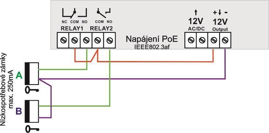 1.4.3 PoE napájení IP BOLD je vybaven obvodem pro napájení po UTP kabelu PoE.