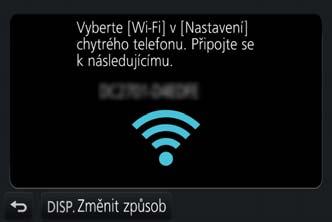 Wi-Fi Připojení ke smartphonu Na tomto přístroji lze snadno navázat Wi-Fi připojení bez zadávání hesla na smartphonu.