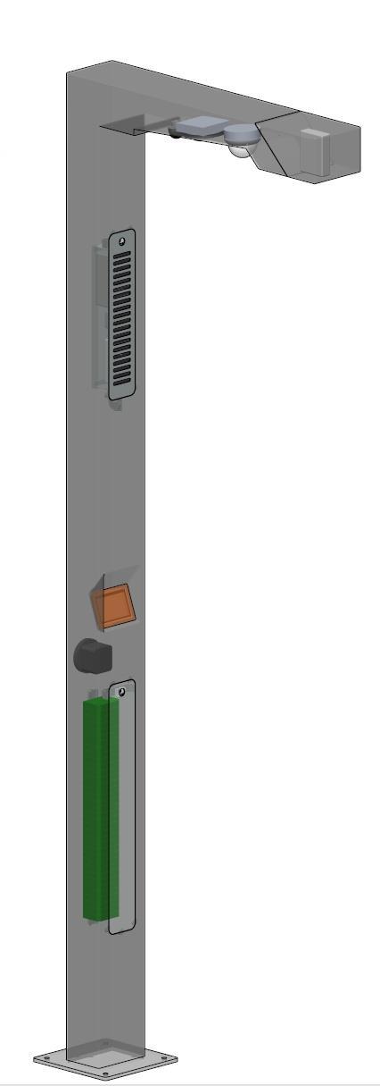 Řízení teploty chromatičnosti USB SOS tlačítko Nabíječka