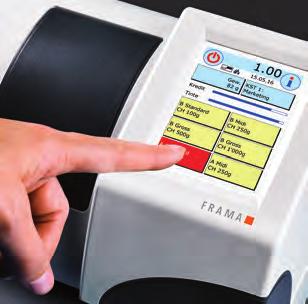 Barevná dotyková obrazovka K dispozici je 30 dotykových voleb OneTouch pro nejčastěji používané poštovní služby.