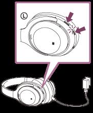 Resetování sluchátek s mikrofonem Pokud sluchátka s mikrofonem nelze zapnout nebo je nelze ovládat, i když jsou zapnutá, během nabíjení stiskněte