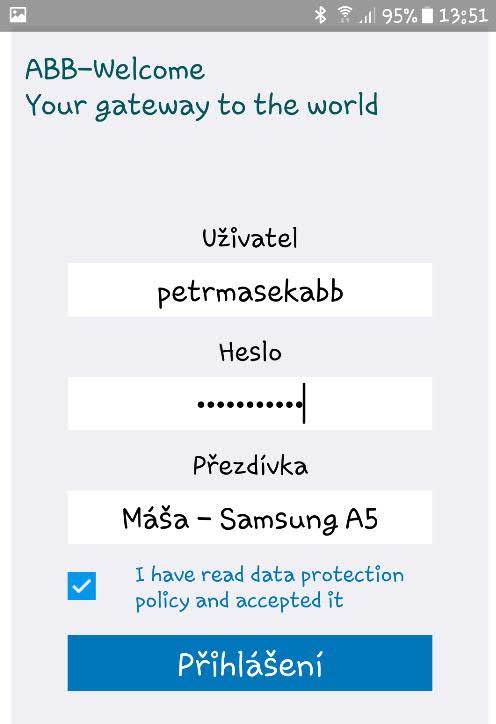 Krok 4: Spárování zařízení IP Gateway a aplikace