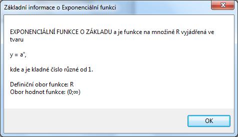 4.5 Exponenciální funkce