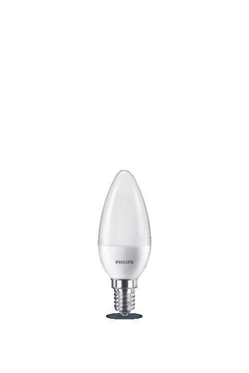 PHILIPS LED Svíčka 7 W (60 W) E14 Odstín chladného denního světla Nestmívatelné Příjemné světlo, které neunavuje vaše oči Nekvalitní