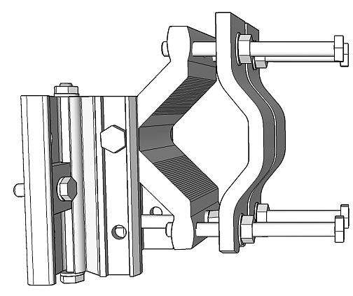 2. Montážní postup Mikrovlnný spoj RAy je obvykle dodáván rozložený na několik částí zabalených samostatně do krabic. Dvě parabolické antény s namontovanou montážní deskou.