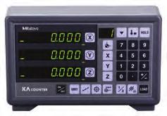 Digitální zobrazovací jednotky KA-Counter Funkce Série 174 PRESET (předvolba) ABS/INC režim Přírůstkové odměřování Kruhová výseč Sekvenční zpracování otvoru Referenční body pravítka Specifikace