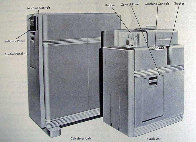 Obrázek 21 IBM 604. [Zdroj http://www.computermuseum.li/testpage/ibm-604-pluggableunit-1948.