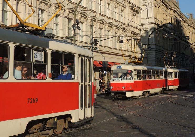 Tramvaje T3 se vyráběly přímo v Praze a dodávány byly skoro do celého světa.