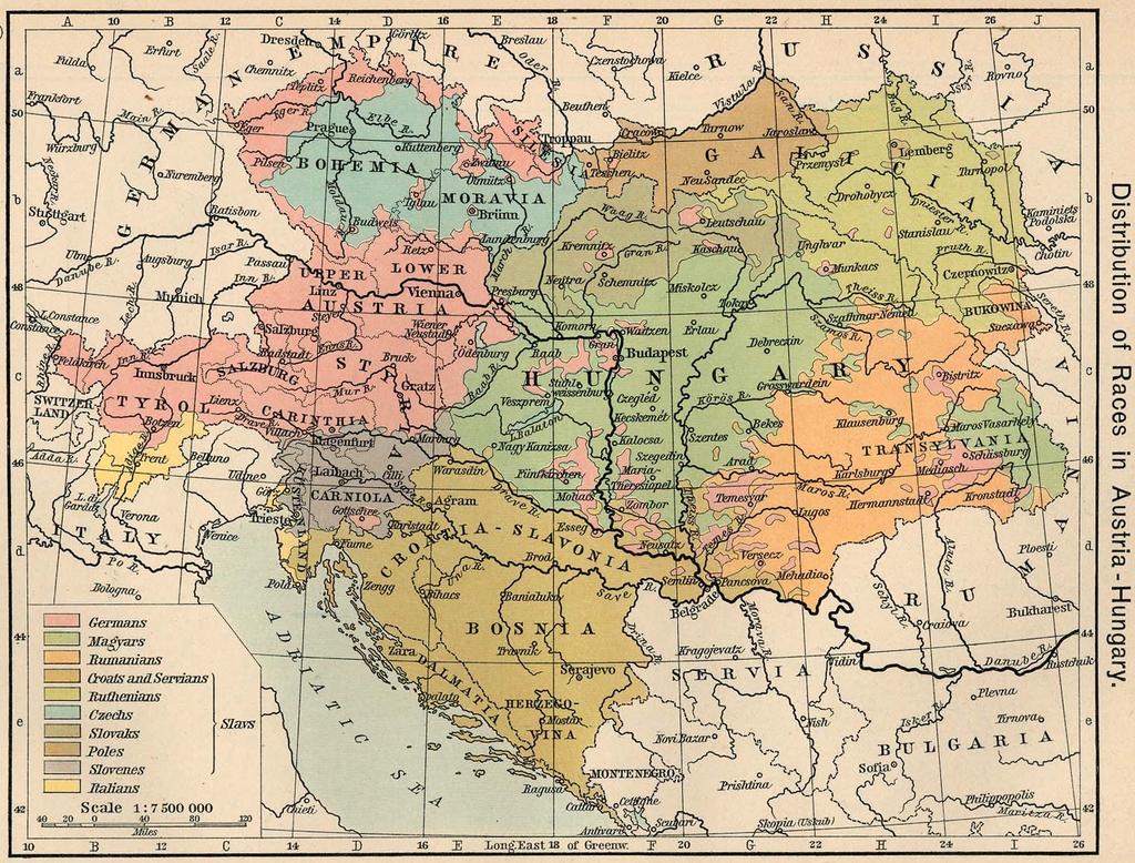 Národnostní mapa 1911