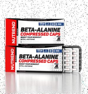 VOLNÉ AMINOKYSELINY L-HISTIDIN BETA-ALANINE COMPRESSED CAPS BETA-ALANINE COMPRESSED CAPS jsou kapsle z kvalitní čištěné želatiny, které jsou velmi dobře stravitelné a obsahují přesnou porci účinných