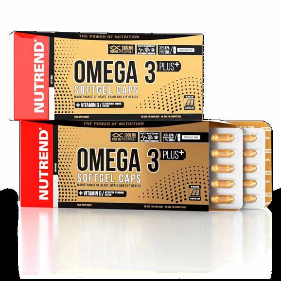 OMEGA 3 PLUS SOFTGEL CAPS OMEGA-3 PLUS SOFTGEL CAPS představuje prémiovou formu rybího oleje, obohacenou o vitamín D.