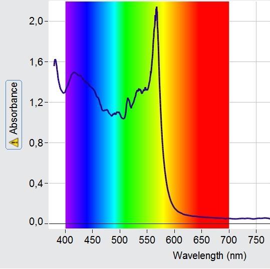 Absorbance fluoresceinu.